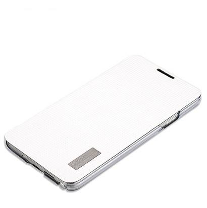Кожен калъф, тип портфейл за Samsung Galaxy Note 3 Neo - Rock Elegant Flip Case (бял) | JAR Computers Кожен калъф, тип портфейл за Samsung Galaxy Note 3 Neo - Rock Elegant Flip Case (бял)