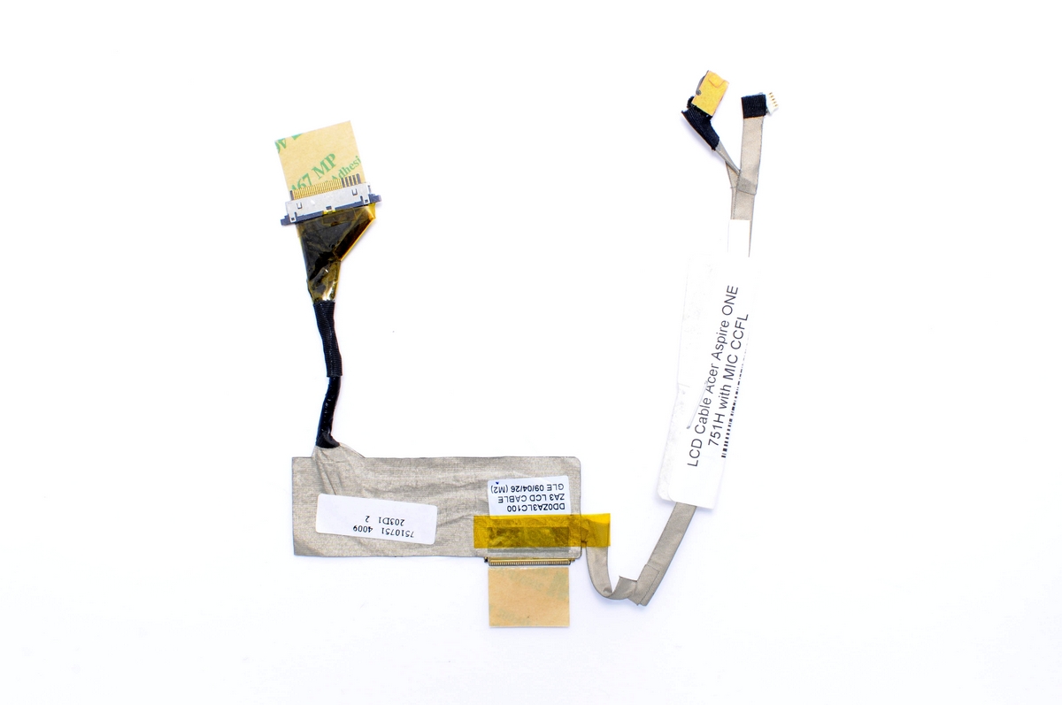 Лентов Кабел за лаптоп (LCD Cable) Acer Aspire One 751H с микрофон | JAR Computers Лентов Кабел за лаптоп (LCD Cable) Acer Aspire One 751H с микрофон