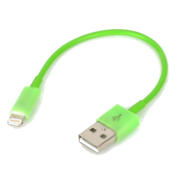 Lightning to USB Cable - USB кабел (10 см) за iPhone 5, iPhone 5S, iPhone SE, iPhone 5C, iPod Touch 5, iPod Nano 7, iPad 4 и iPad Mini, iPad mini 2, iPad mini 3 (зелен) | JAR Computers Lightning to USB Cable - USB кабел (10 см) за iPhone 5, iPhone 5S, iPhone SE, iPhone 5C, iPod Touch 5, iPod Nano 7, iPad 4 и iPad Mini, iPad mini 2, iPad mini 3 (зелен)