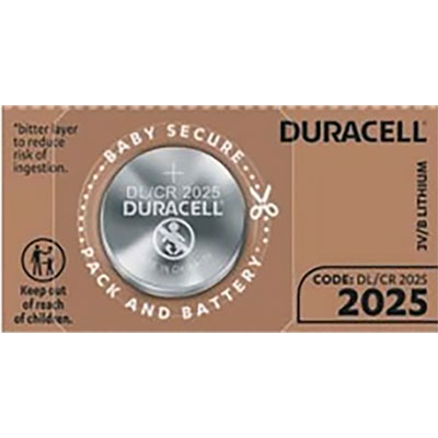 Литиева батерия Duracell CR2025 3V ОП.1