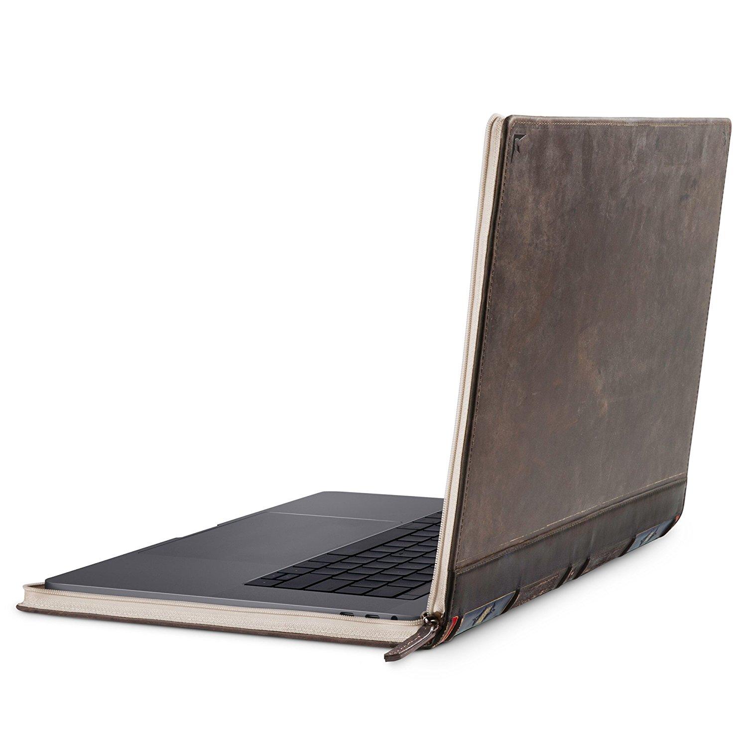 Луксозен кожен калъф за MacBook Pro 13 (2016 и по-нов) и MacBook Air 13 (2018 и по-нов) - TwelveSouth BookBook Leather Case (кафяв) | JAR Computers Луксозен кожен калъф за MacBook Pro 13 (2016 и по-нов) и MacBook Air 13 (2018 и по-нов) - TwelveSouth BookBook Leather Case (кафяв)