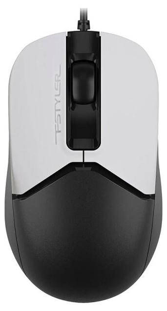 Мишка A4Tech - FSTYLER FM12S Panda, оптична, бяла/черна