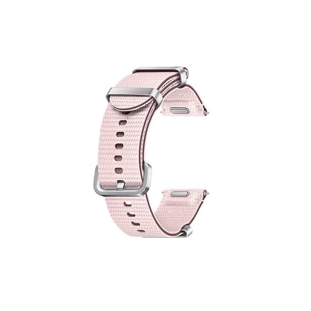 Оригинална текстилна каишка за Samsung Galaxy Watch, Huawei Watch, Xiaomi, Garmin и други часовници с 20мм захват - Samsung Athleisure Nato Band 20mm S/M (ET-SOL30SPE) (розов) | JAR Computers Оригинална текстилна каишка за Samsung Galaxy Watch, Huawei Watch, Xiaomi, Garmin и други часовници с 20мм захват - Samsung Athleisure Nato Band 20mm S/M (ET-SOL30SPE) (розов)