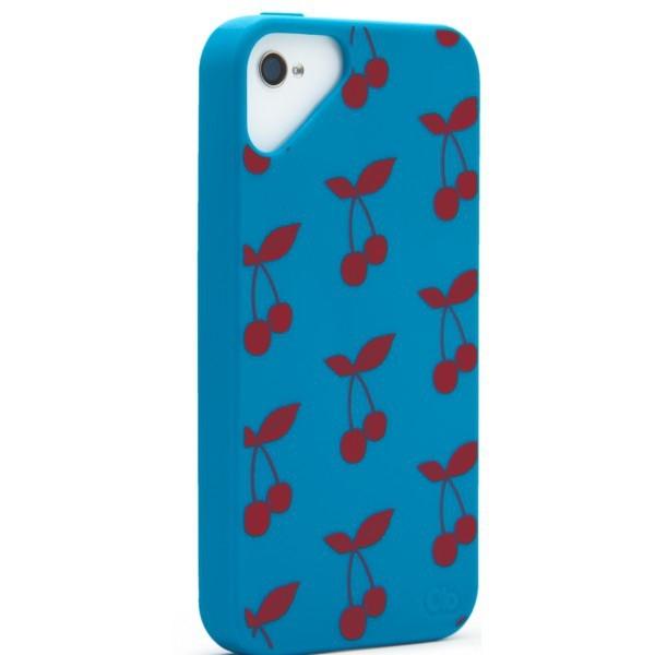 Силиконов калъф за iPhone 5, iPhone 5S, iPhone SE - Olo Cloud Snap On Cherry Blue (син-червен) | JAR Computers Силиконов калъф за iPhone 5, iPhone 5S, iPhone SE - Olo Cloud Snap On Cherry Blue (син-червен)