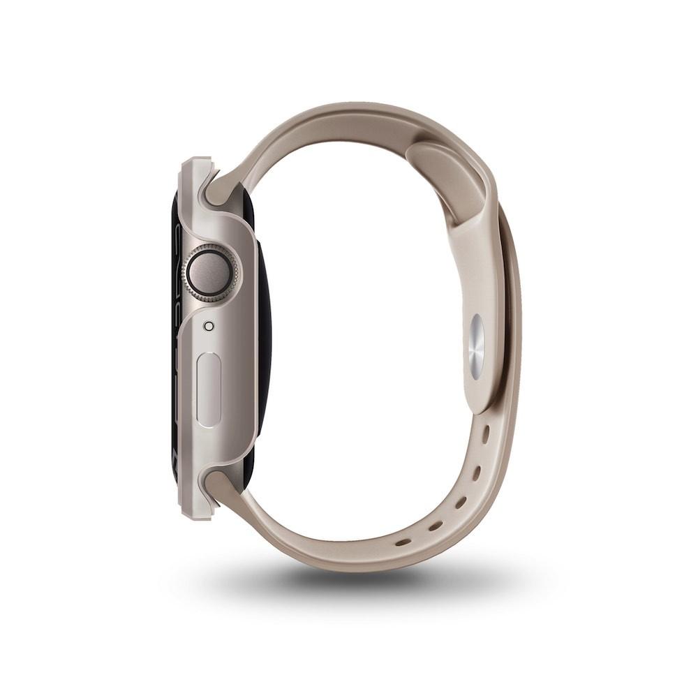 Удароустойчив хибриден кейс за Apple Watch 41мм, 40мм - Uniq Valencia Reinforced Aluminium Protective Case (златист) | JAR Computers Удароустойчив хибриден кейс за Apple Watch 41мм, 40мм - Uniq Valencia Reinforced Aluminium Protective Case (златист)
