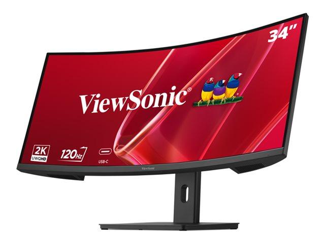 VIEWSONIC VA3420C-2 34inch UWQHD 3440x1440 21:9 SuperClear VA HDMI DP USB-C Curved Monitor