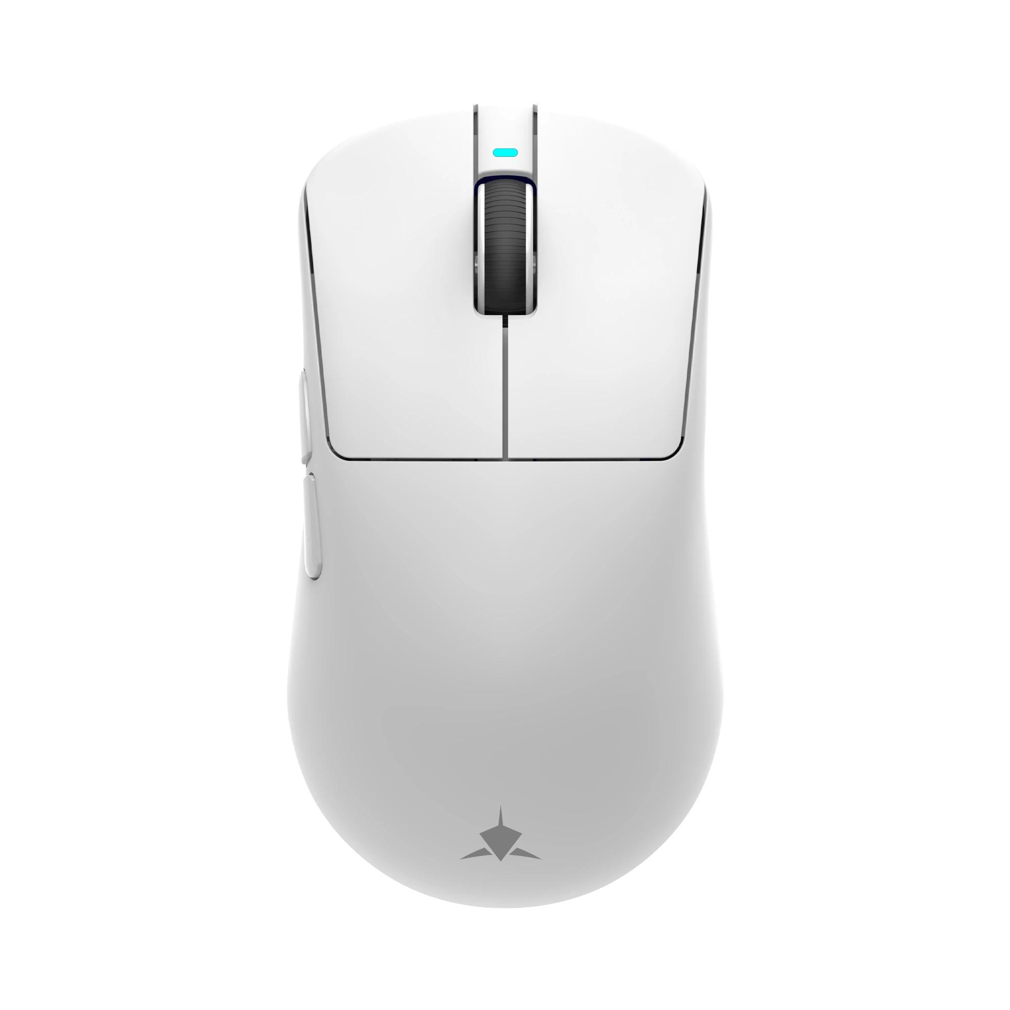 White Shark професионална геймърска мишка Wireless Gaming Mouse BORS - 12000dpi, 1000Hz, Bluetooth, White