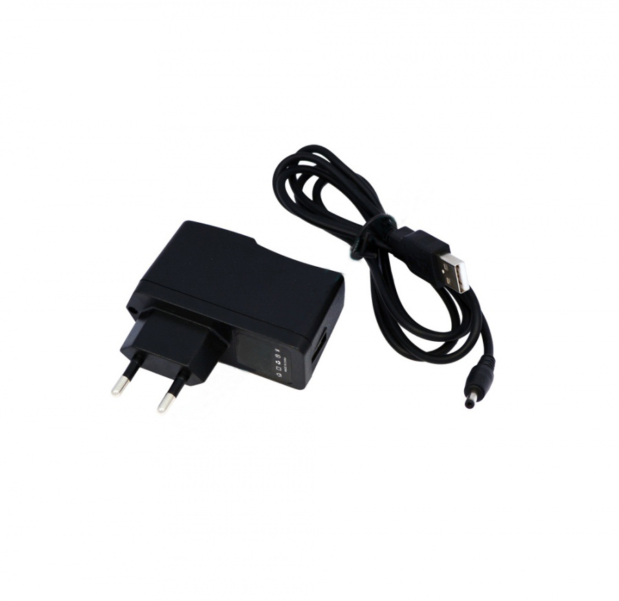 Зарядно за телефон USB 10W 5V 2A (Шуко) 3.5 x 1.35  - Заместител / Replacement Високо Качество A+