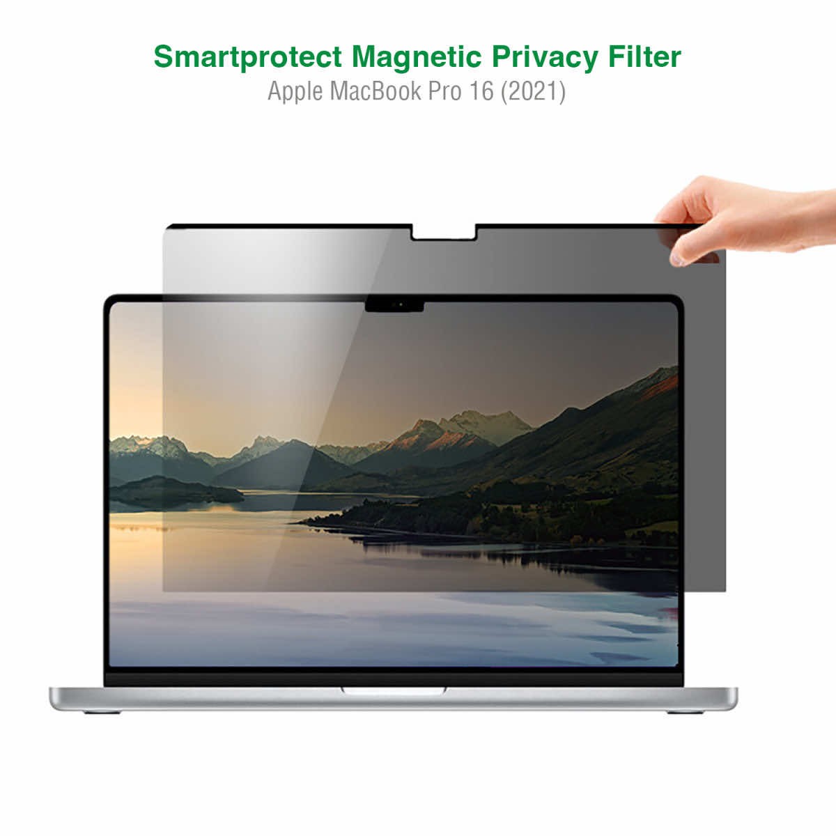 4smarts Smart Protect Magnetic Privacy Filter - магнитно защитно покритие с определен ъгъл на виждане за дисплея на MacBook Pro 16 M2 (2023), MacBook Pro 16 M1 (2021)