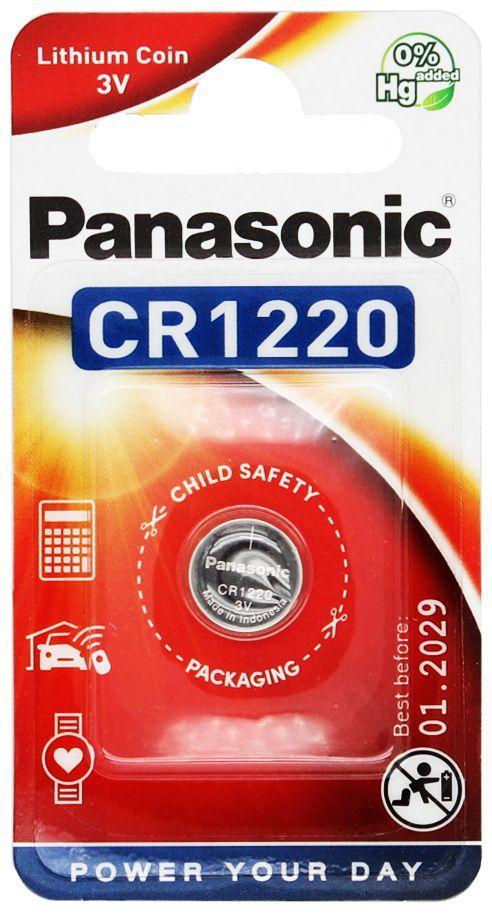Бутонна батерия литиева PANASONIC CR1220 3V - PAN-BL-CR1220 | JAR Computers Бутонна батерия литиева PANASONIC CR1220 3V - PAN-BL-CR1220