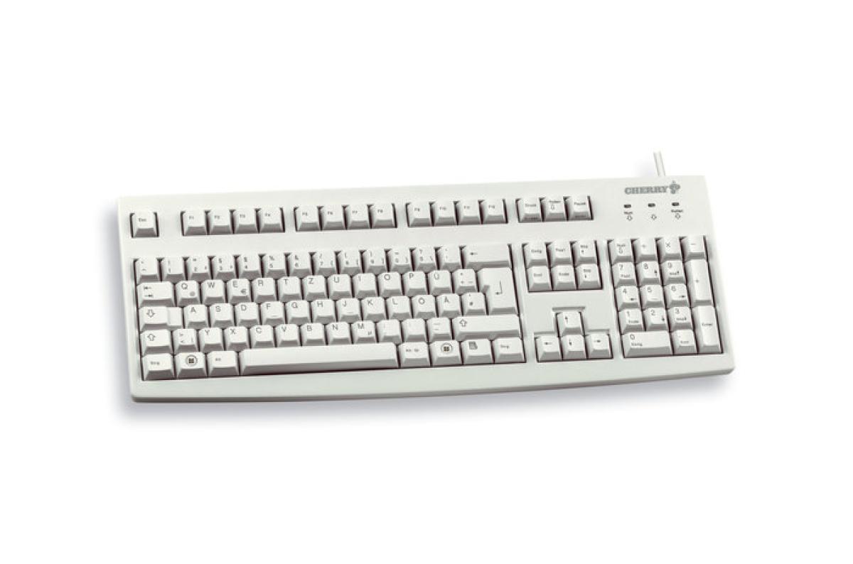 CHERRY G83-6104 keyboard Universal USB QWERTY US English Grey | JAR Computers CHERRY G83-6104 keyboard Universal USB QWERTY US English Grey