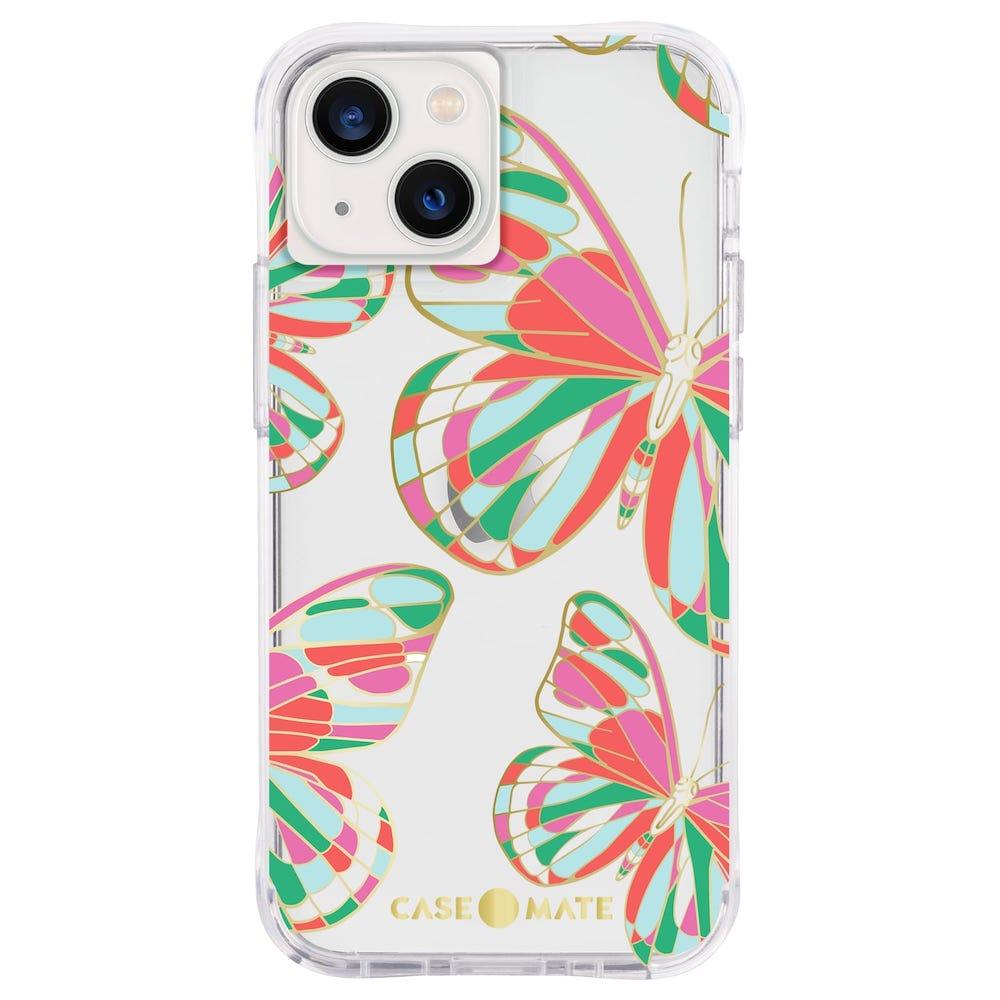 Дизайнерски кейс с висока защита за iPhone 13 mini, iPhone 12 mini - CaseMate Tough Print Case (розов) | JAR Computers Дизайнерски кейс с висока защита за iPhone 13 mini, iPhone 12 mini - CaseMate Tough Print Case (розов)