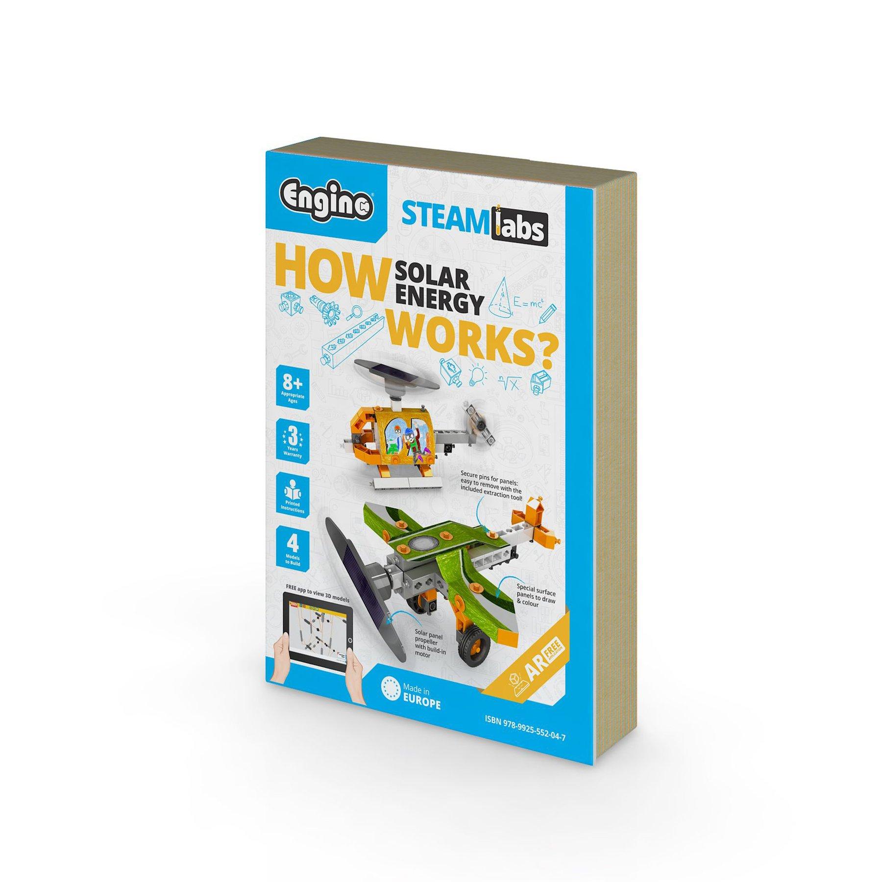 Engino Конструктор Steamlabs - Как работи слънчевата енергия | JAR Computers Engino Конструктор Steamlabs - Как работи слънчевата енергия