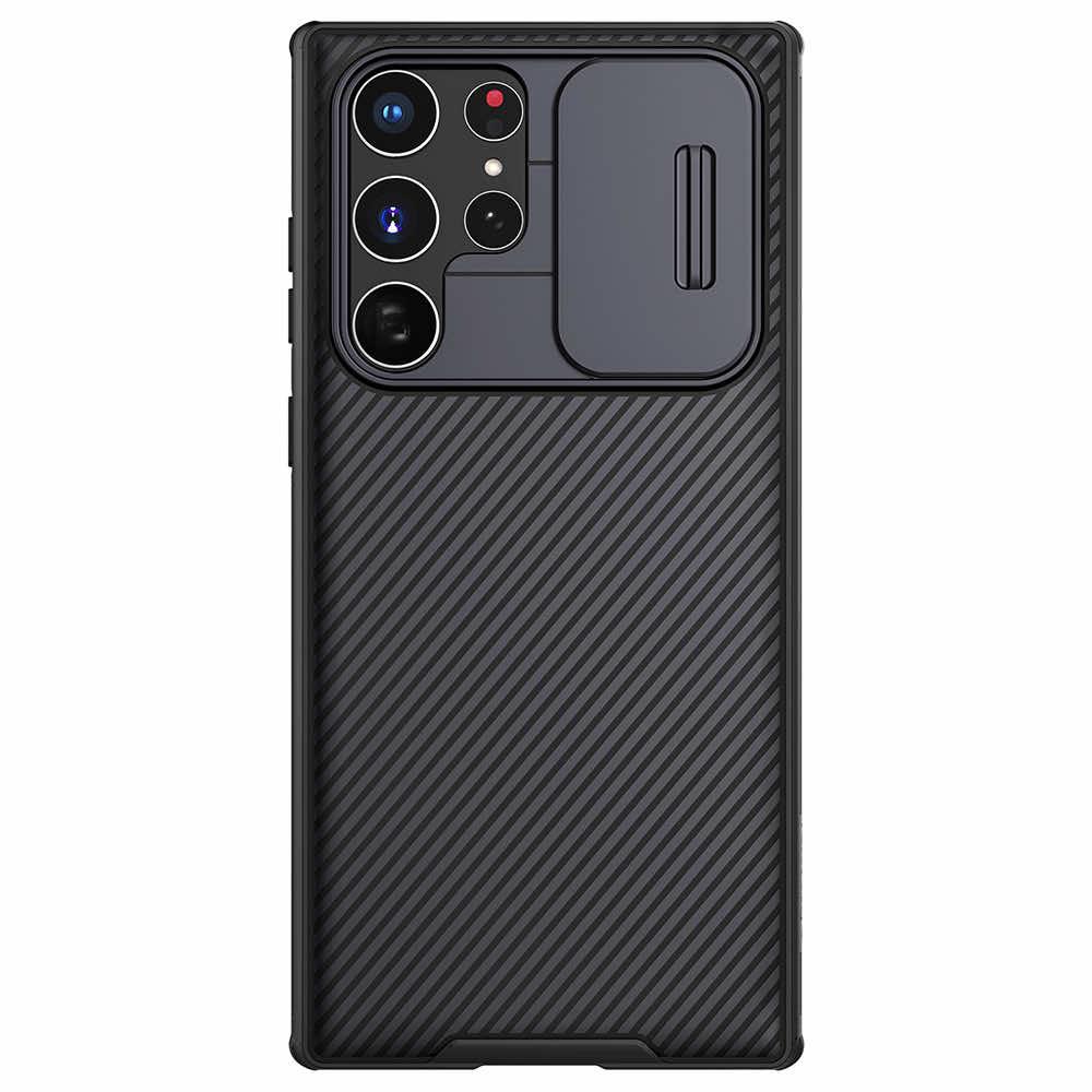 Хибриден удароустойчив кейс за Samsung Galaxy S22 Ultra - Nillkin CamShield Pro Case (черен) | JAR Computers Хибриден удароустойчив кейс за Samsung Galaxy S22 Ultra - Nillkin CamShield Pro Case (черен)