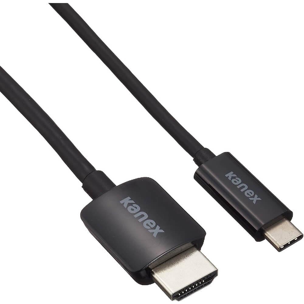 Кабел за свързване от USB-C към HDMI 4K (200 см) - Kanex USB-C to HDMI Cable (черен) | JAR Computers Кабел за свързване от USB-C към HDMI 4K (200 см) - Kanex USB-C to HDMI Cable (черен)