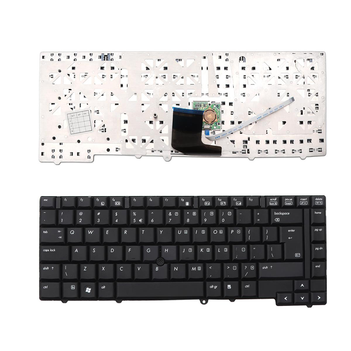 Клавиатура за лаптоп HP 8530P 8530W Черна с Пойнт Стик / Black With Point Stick | JAR Computers Клавиатура за лаптоп HP 8530P 8530W Черна с Пойнт Стик / Black With Point Stick