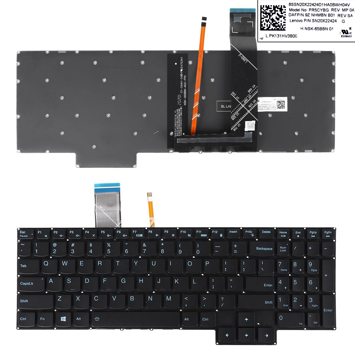 Клавиатура за лаптоп Lenovo IdeaPad Gaming 3-15IMH05 3-15ARH05 3-15ACH Черна Без Рамка (Малък Ентър) с Подсветка (Син Цвят) | JAR Computers Клавиатура за лаптоп Lenovo IdeaPad Gaming 3-15IMH05 3-15ARH05 3-15ACH Черна Без Рамка (Малък Ентър) с Подсветка (Син Цвят)