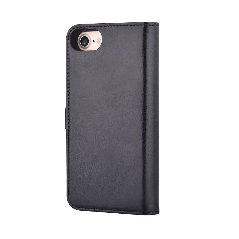 Кожен калъф, тип портфейл с отделящ се кейс и поставка за iPhone 8 Plus, iPhone 7 Plus - Devia Magic Case (черен) | JAR Computers Кожен калъф, тип портфейл с отделящ се кейс и поставка за iPhone 8 Plus, iPhone 7 Plus - Devia Magic Case (черен)