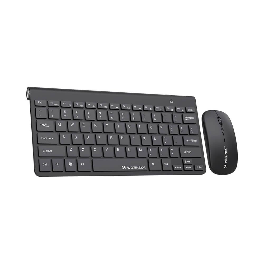 Kомплект безжични клавиатура и мишка - Wozinsky WZKM-078 Wireless Keyboard and Mouse Set 2.4 GHz (черен) | JAR Computers Kомплект безжични клавиатура и мишка - Wozinsky WZKM-078 Wireless Keyboard and Mouse Set 2.4 GHz (черен)