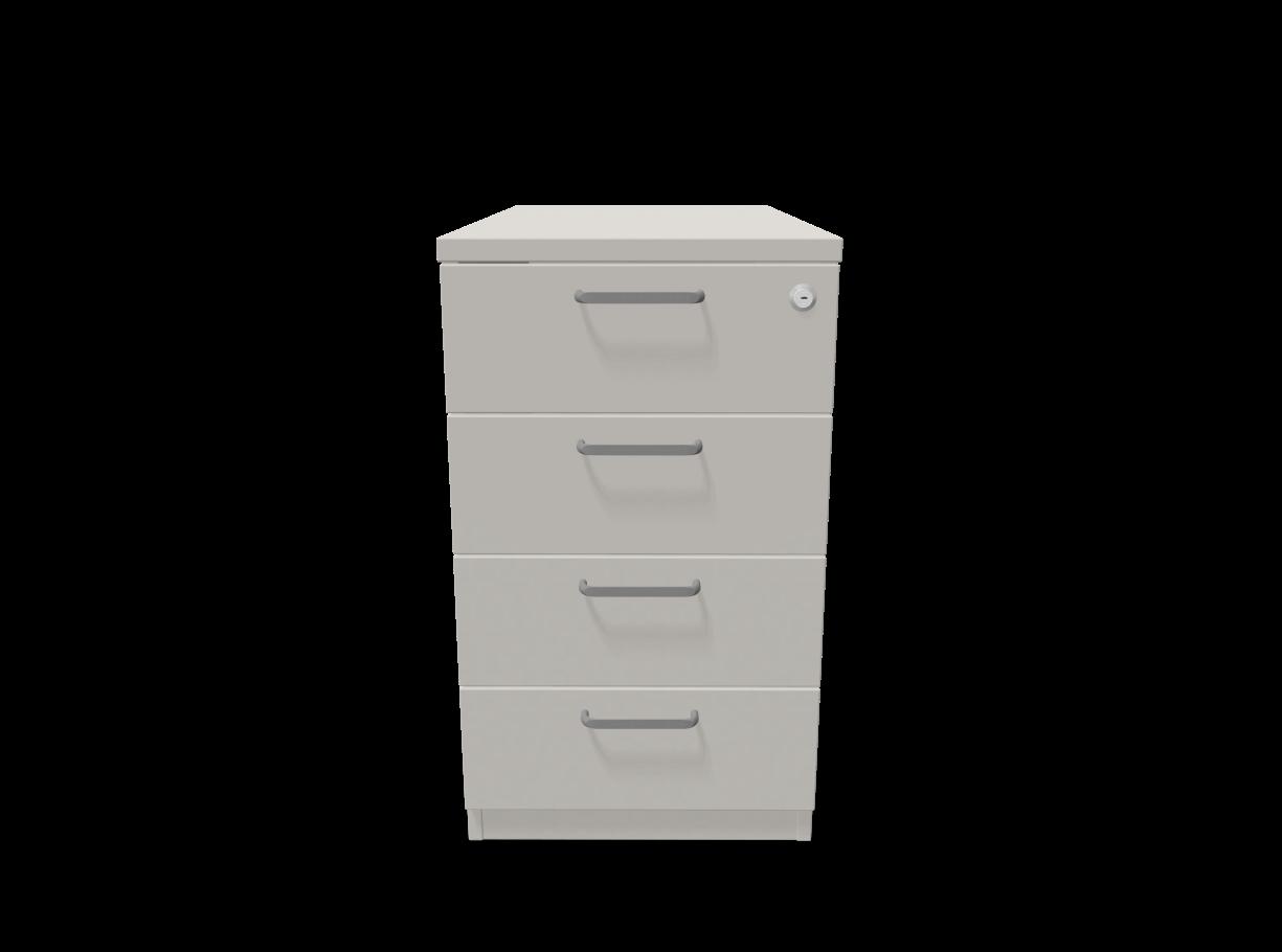 Контейнер с четири чекмеджета Easy Space 4D, 430х800х740мм, ПДЧ 18 мм, платинено сив | JAR Computers Контейнер с четири чекмеджета Easy Space 4D, 430х800х740мм, ПДЧ 18 мм, платинено сив