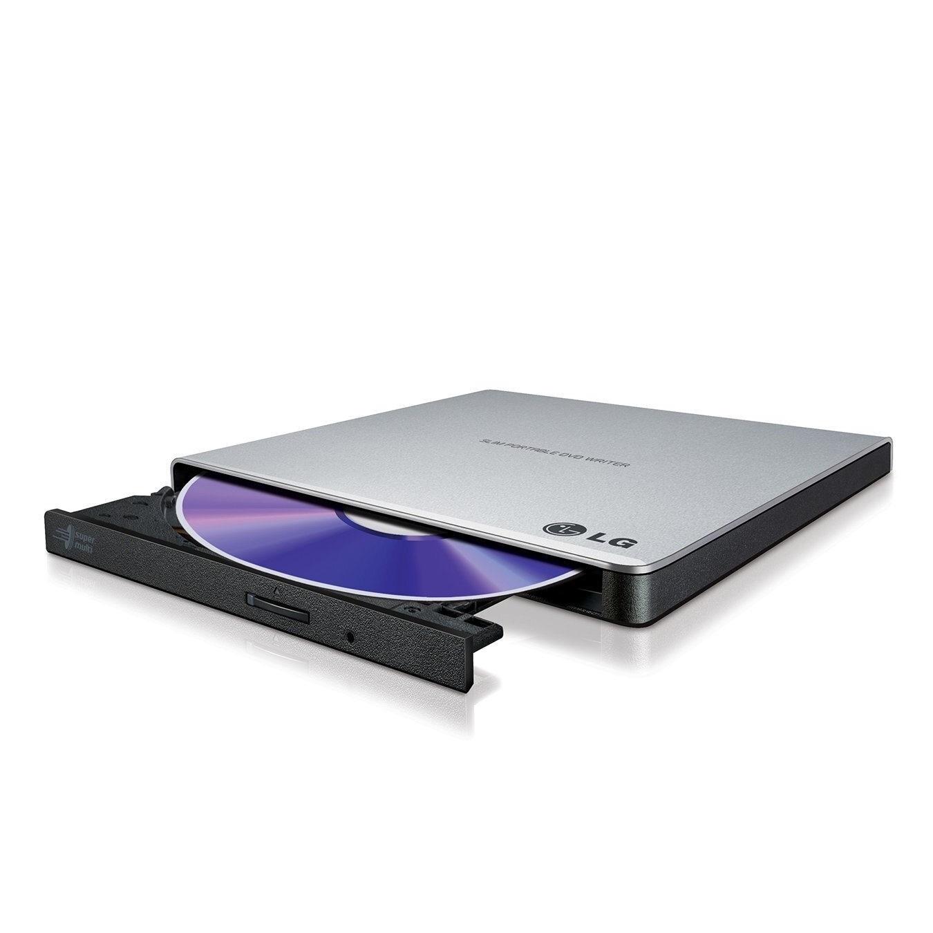 $$$LG GP57ES40 Slim Portable DVD Writer USB 2.0 Silver (GP57ES40) (LGGP57ES40)$$$