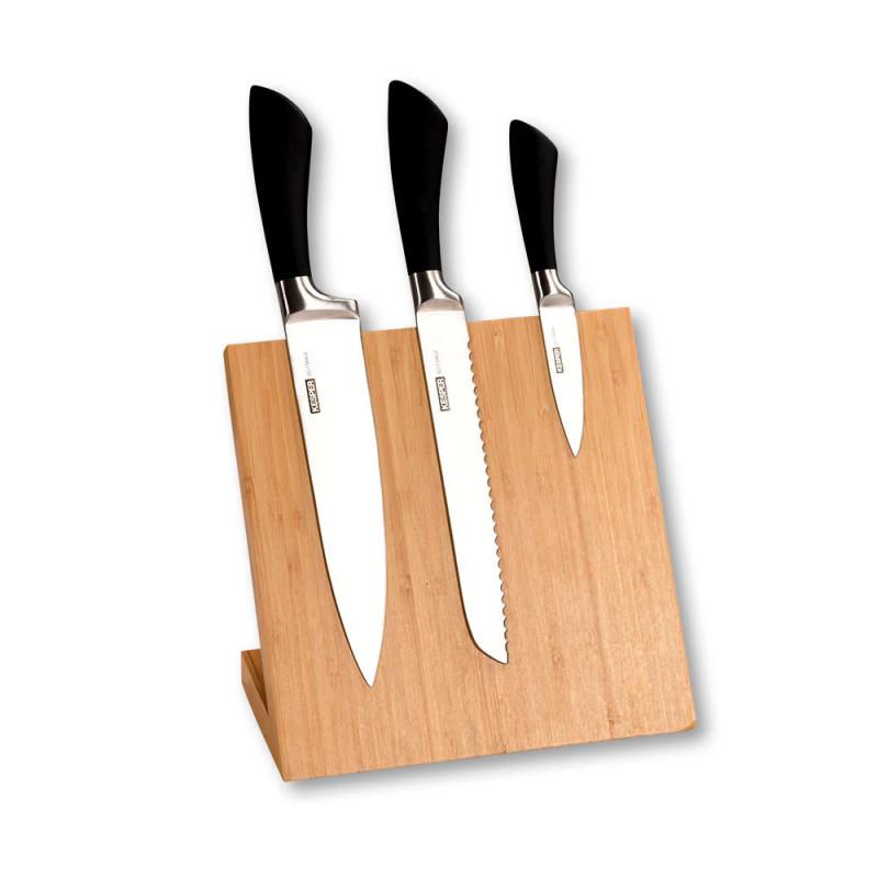 Магнитна поставка за ножове Kesper 58028, 20x13x23 см, Бамбук, Кафяв | JAR Computers Магнитна поставка за ножове Kesper 58028, 20x13x23 см, Бамбук, Кафяв