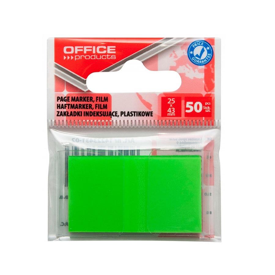 Самозалепващи индекси OFFICE PRODUCTS, PP, 25х43 мм, 50 л., неоново зелени | JAR Computers Самозалепващи индекси OFFICE PRODUCTS, PP, 25х43 мм, 50 л., неоново зелени
