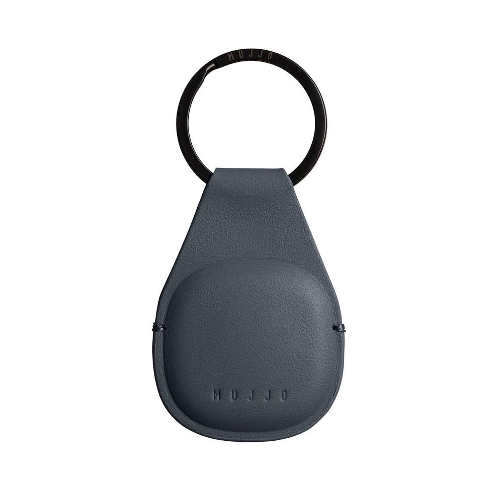 Висококачествен ключодържател от естествена кожа за Apple AirTag - Mujjo Canopy AirTag Keychain (тъмносин) | JAR Computers Висококачествен ключодържател от естествена кожа за Apple AirTag - Mujjo Canopy AirTag Keychain (тъмносин)