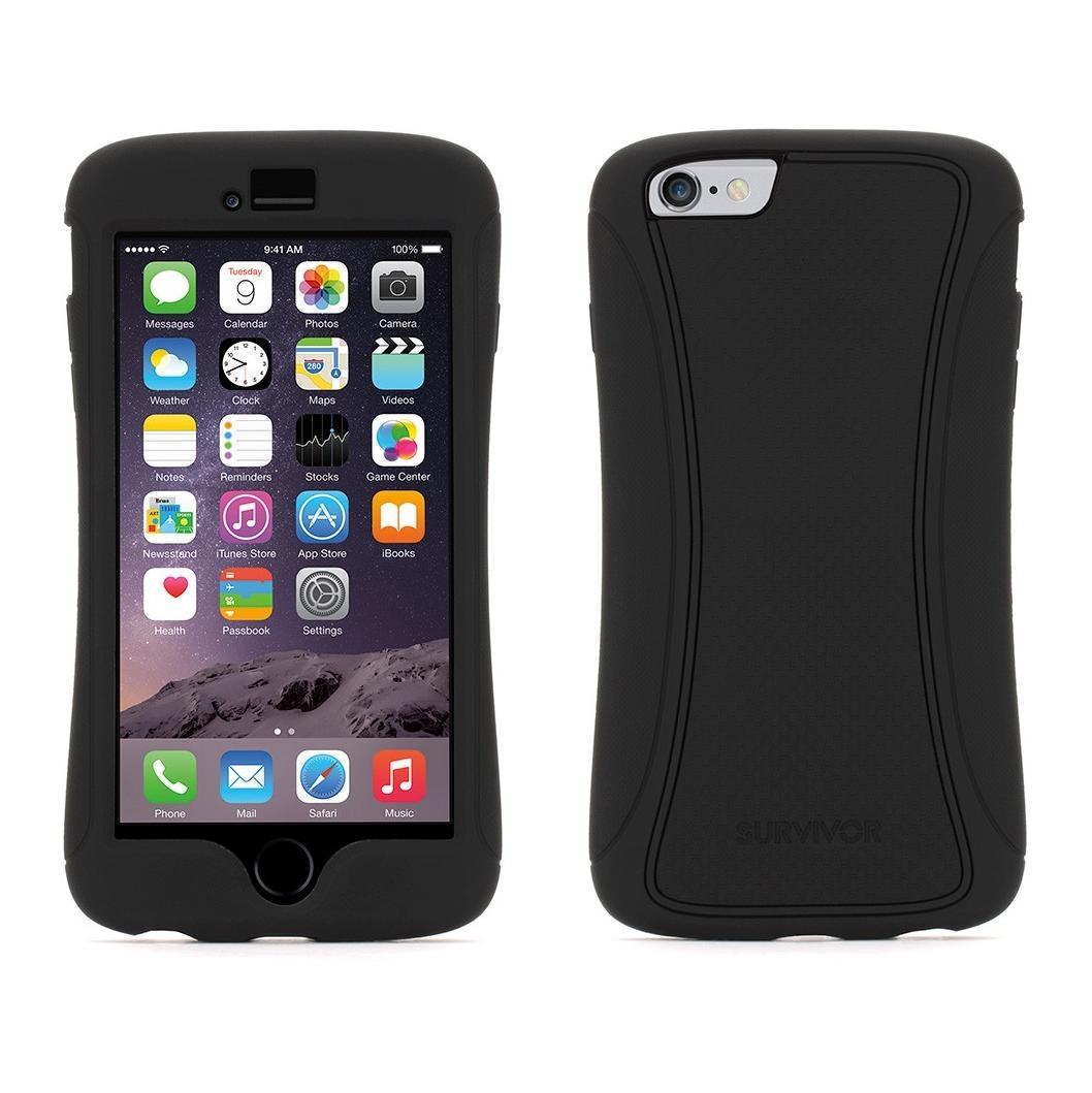 Защита от най-висок клас за iPhone 6 Plus, iPhone 6S Plus - Griffin Survivor Slim (черен) | JAR Computers Защита от най-висок клас за iPhone 6 Plus, iPhone 6S Plus - Griffin Survivor Slim (черен)