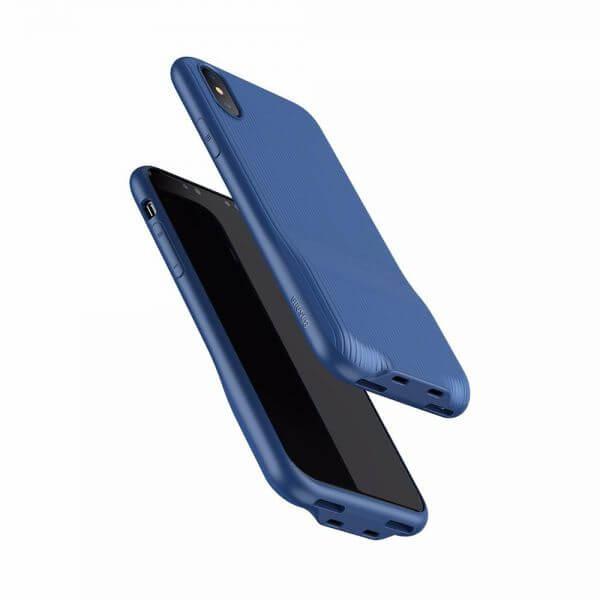 Аудио кейс с два lightning порта (Audio+Charge)за iPhone X - Baseus Audio Case (син) | JAR Computers Аудио кейс с два lightning порта (Audio+Charge)за iPhone X - Baseus Audio Case (син)