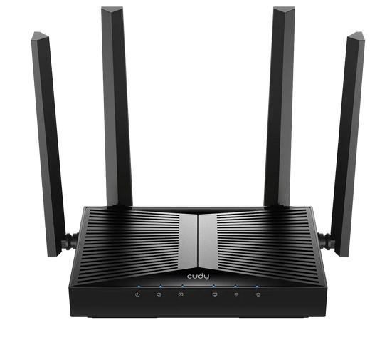 Безжичен рутер Cudy WR3600, Gigabit Wi-Fi 7, 2882 Mbps + 688 Mbps, 5&times; Gigabit Ethernet Ports, VPN Server and Client, 10/100/1000