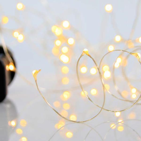 EUROLAMP Лампички, 100 mini LED, с адаптор, мулти с функации | JAR Computers EUROLAMP Лампички, 100 mini LED, с адаптор, мулти с функации
