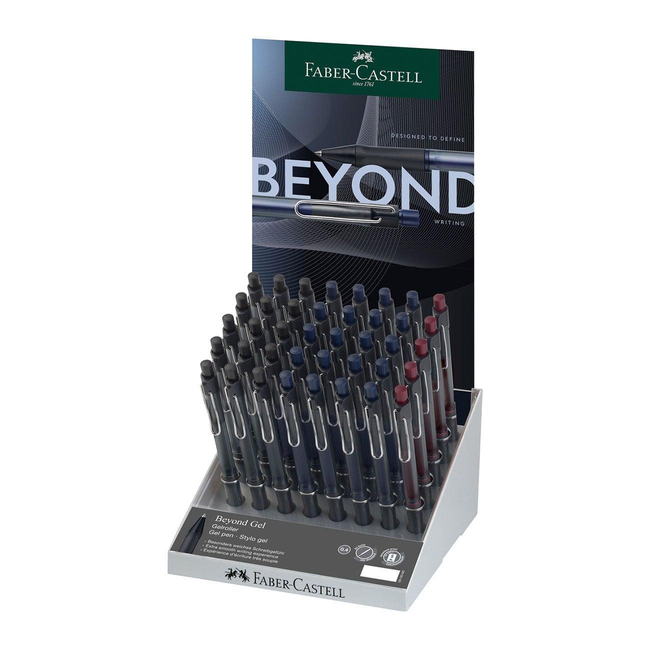 Faber-Castell Гел химикалка Beyond, 0.7 mm, асорти, 40 броя в дисплей