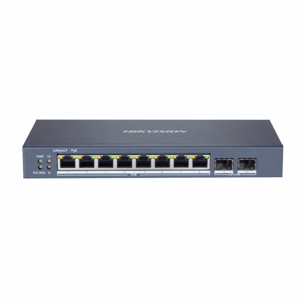 Hikvision 10 Port Unmanaged PoE Switch L2 Series (DS-3E1510P-EIV2) (HKVDS-3E1510P-EIV2) | JAR Computers Hikvision 10 Port Unmanaged PoE Switch L2 Series (DS-3E1510P-EIV2) (HKVDS-3E1510P-EIV2)
