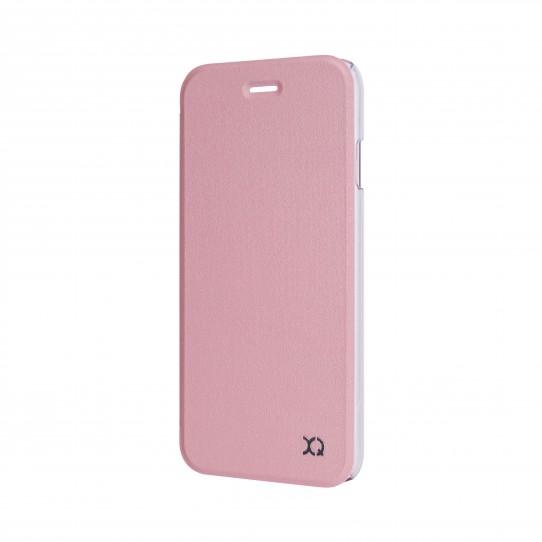 Хоризонтален текстилен калъф, тип портфейл за iPhone 6, iPhone 6S - Xqisit Flap Cover Adour (розов) | JAR Computers Хоризонтален текстилен калъф, тип портфейл за iPhone 6, iPhone 6S - Xqisit Flap Cover Adour (розов)
