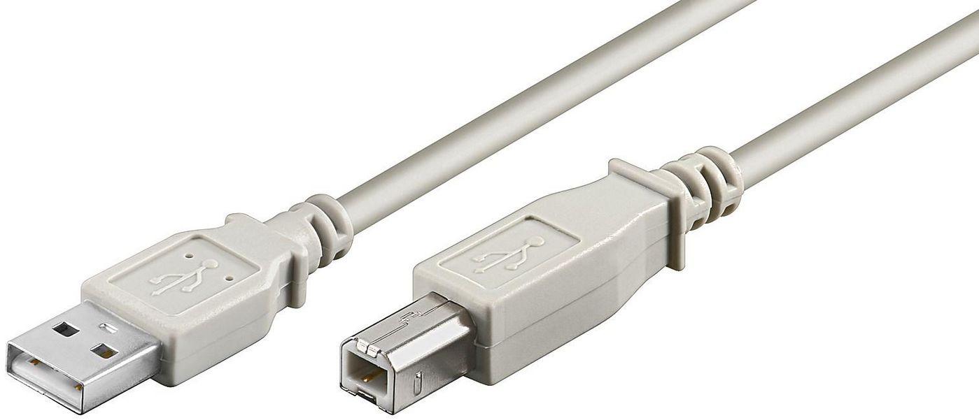 КАБЕЛ MICROCONNECT USB 2.0 A to B - 1,8 m - Gray - PN USBAB2 | JAR Computers КАБЕЛ MICROCONNECT USB 2.0 A to B - 1,8 m - Gray - PN USBAB2