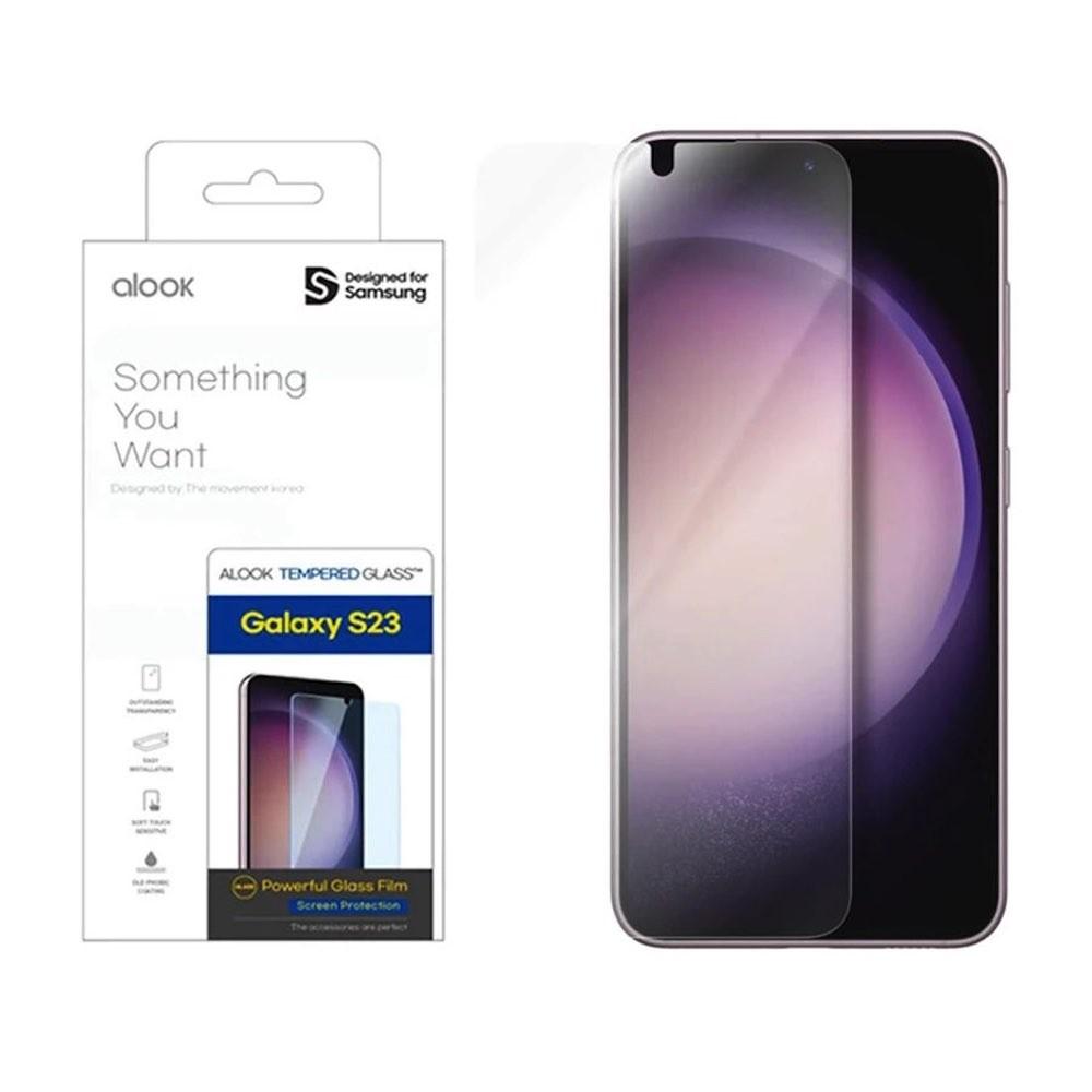 Калено стъклено защитно покритие за дисплея на Samsung Galaxy S23 - Samsung Alook Original Tempered Glass GP-TTS911 (прозрачен) | JAR Computers Калено стъклено защитно покритие за дисплея на Samsung Galaxy S23 - Samsung Alook Original Tempered Glass GP-TTS911 (прозрачен)
