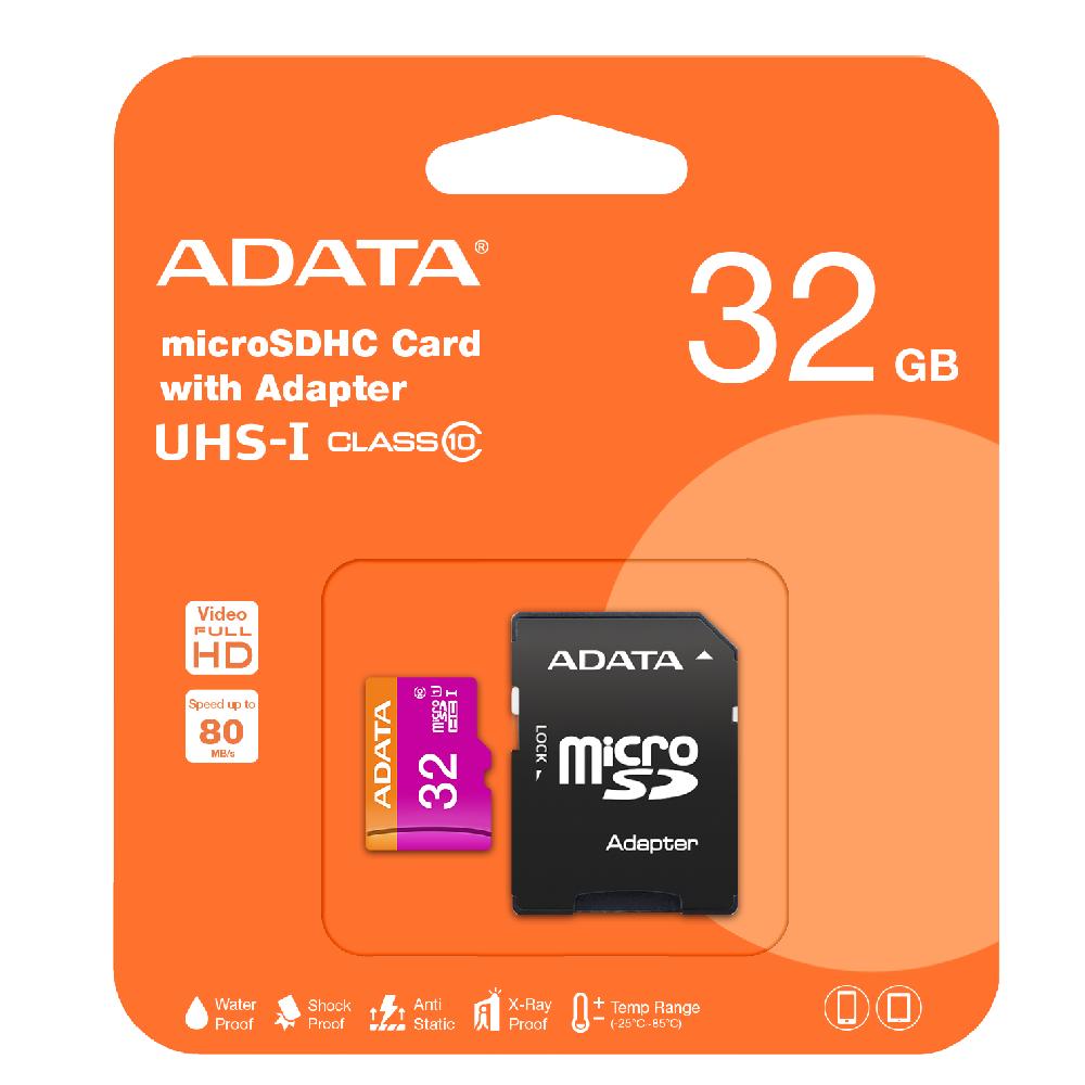 Карта памет Adata 32GB Micro SD Class 10 | JAR Computers Карта памет Adata 32GB Micro SD Class 10