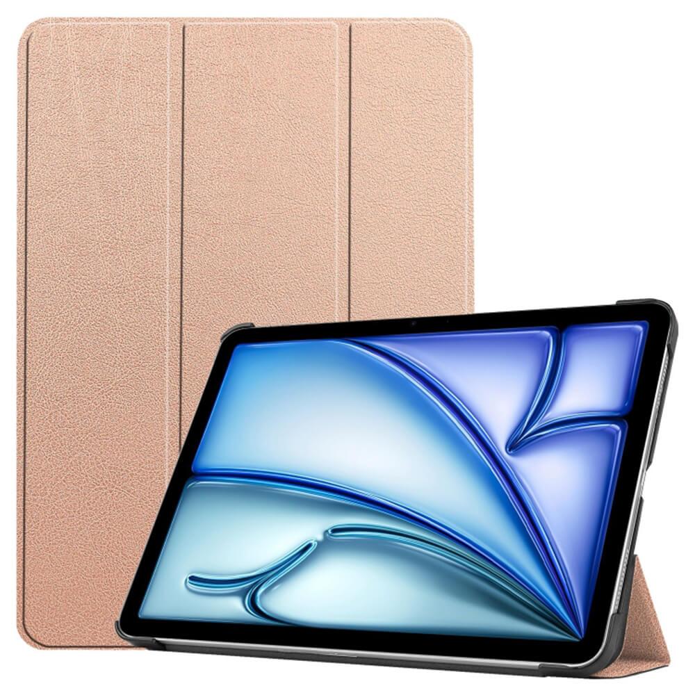 Кожен кейс и поставка за iPad Air 13 (2025), iPad Air 13 (2024) - Techsuit FoldPro Leather Case (розово злато) | JAR Computers Кожен кейс и поставка за iPad Air 13 (2025), iPad Air 13 (2024) - Techsuit FoldPro Leather Case (розово злато)