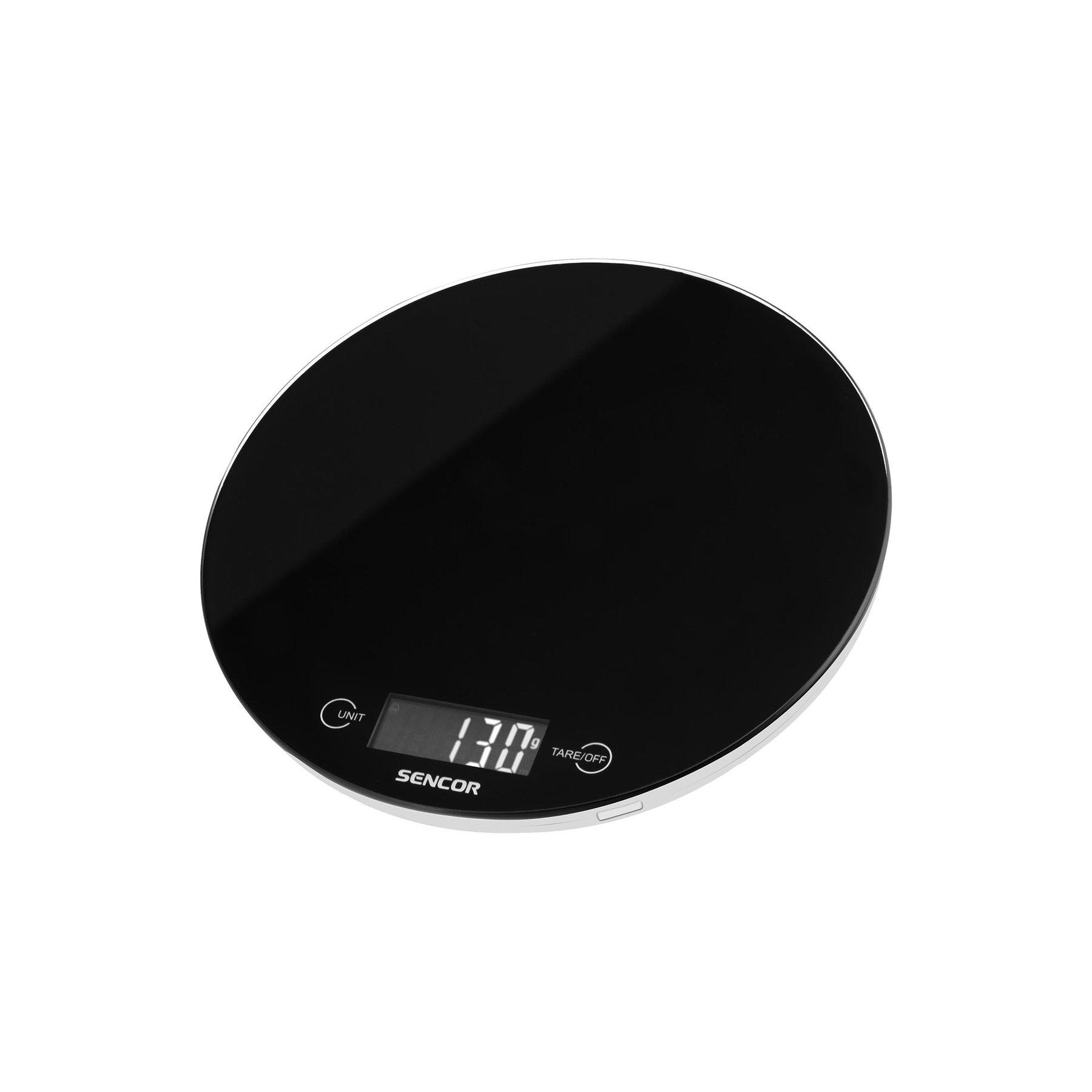 Кухненска везна Sencor SKS 5330, до 5 kg, черна | JAR Computers Кухненска везна Sencor SKS 5330, до 5 kg, черна