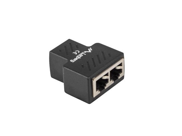 Lanberg RJ-45 inline coupler RJ45->2XRJ45 shielded
