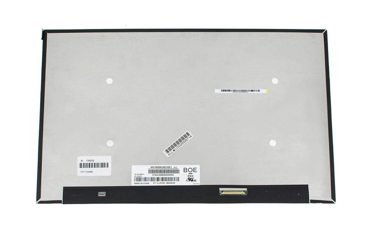 Матрица за лаптоп (Дисплей) 16.0" NV160WUM-NX2 (eDP 40 Pin Narrow) (No Brackets Up Board) (1920x1200) (144Hz) - Матова