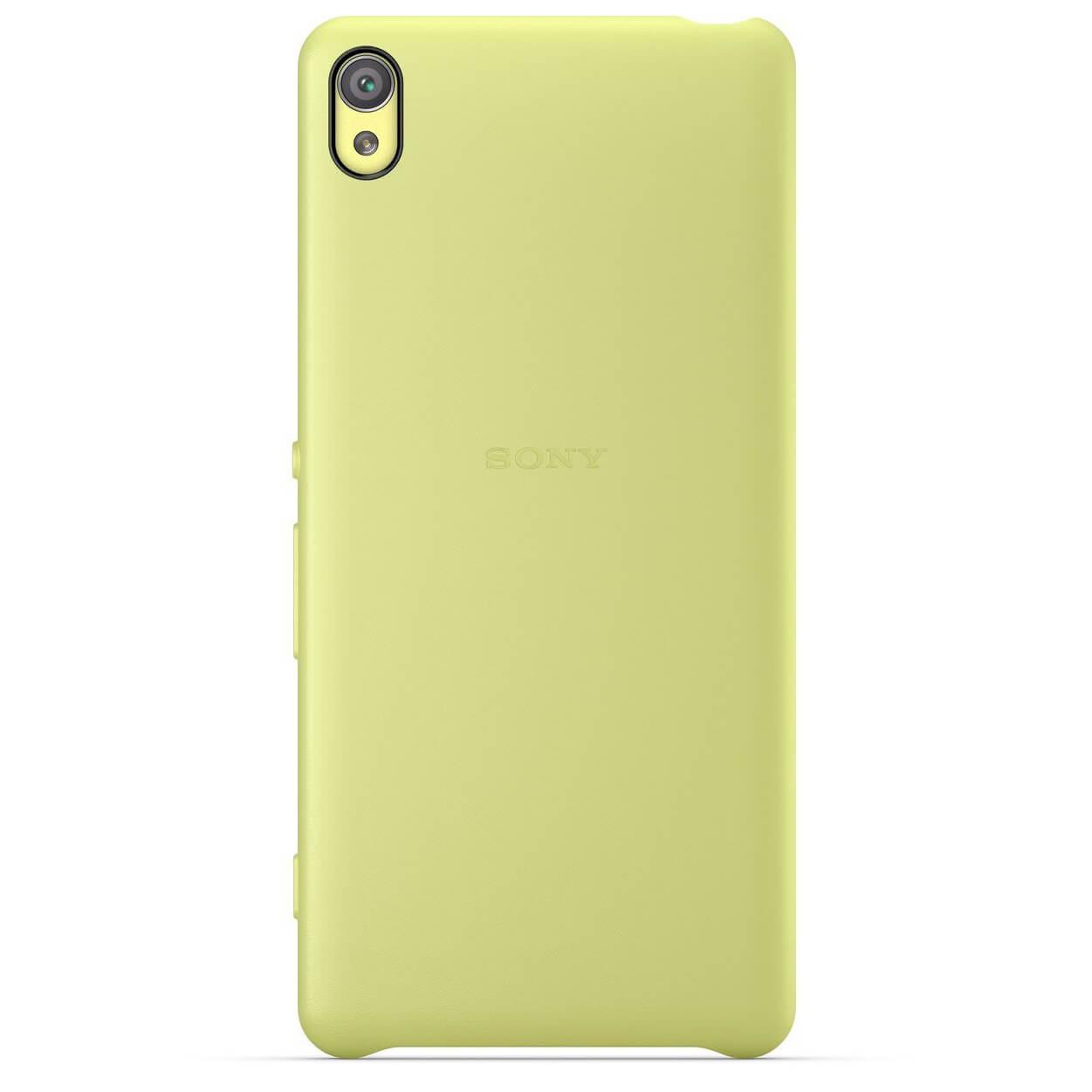 Оригинален тънък полимерен кейс за Sony Xperia XA - Sony Style Cover SBC26 (лайм) | JAR Computers Оригинален тънък полимерен кейс за Sony Xperia XA - Sony Style Cover SBC26 (лайм)