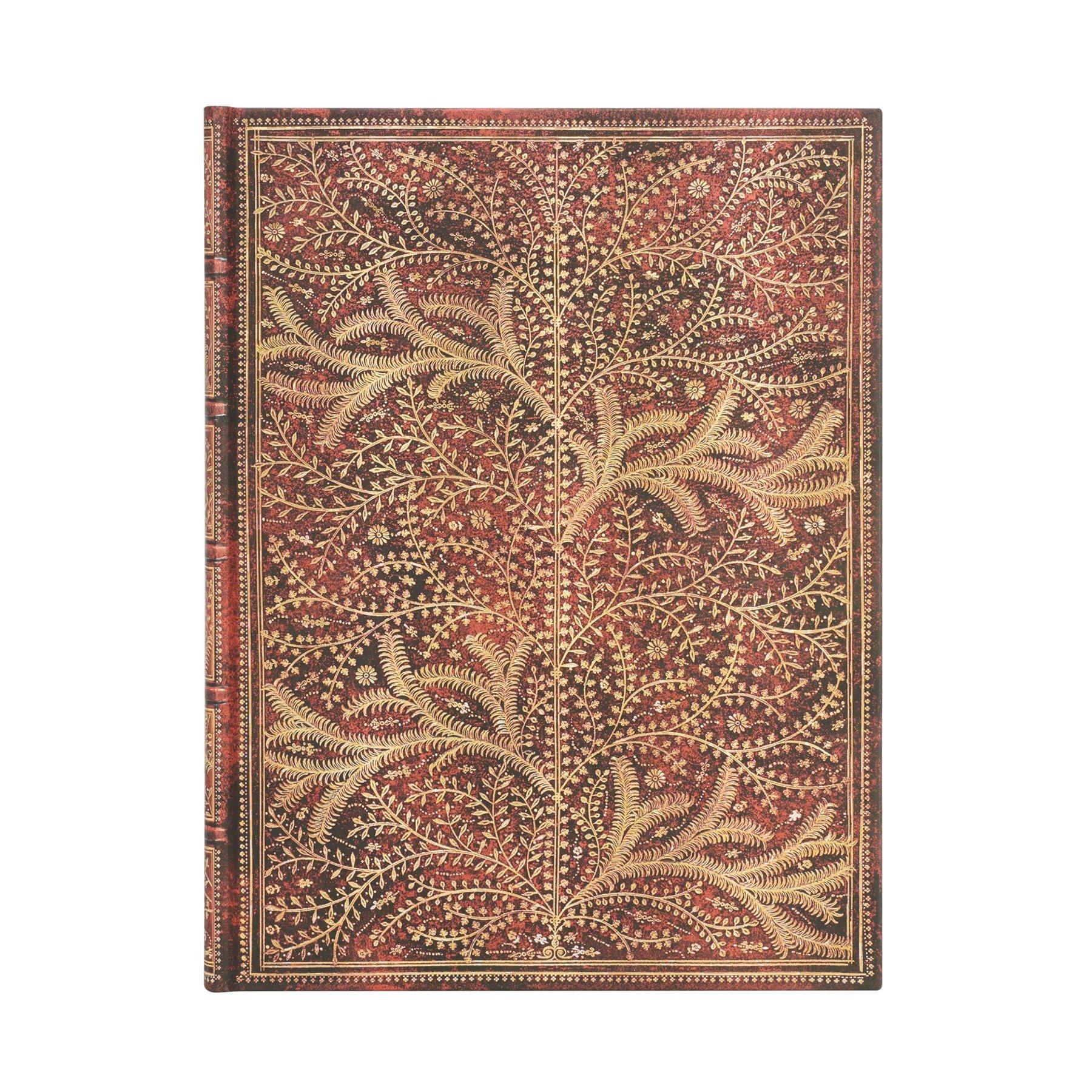 Paperblanks Тефтер Wildwood, 180 х 230 mm, широки редове, твърда корица, 72 листа