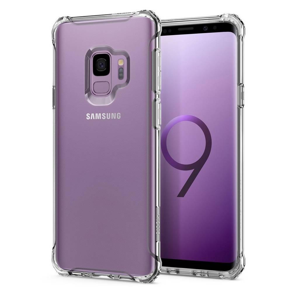 Термополиуретанов кейс с най-висока степен на защита за Samsung Galaxy S9 - Spigen Rugged Crystal (прозрачен) | JAR Computers Термополиуретанов кейс с най-висока степен на защита за Samsung Galaxy S9 - Spigen Rugged Crystal (прозрачен)