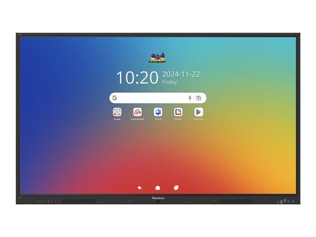 VIEWSONIC 35 series touchscreen 65inch UHD Android 16 EDLA IR 450 nits 2x20W 2x USB-C 8/128GB 8-core CPU