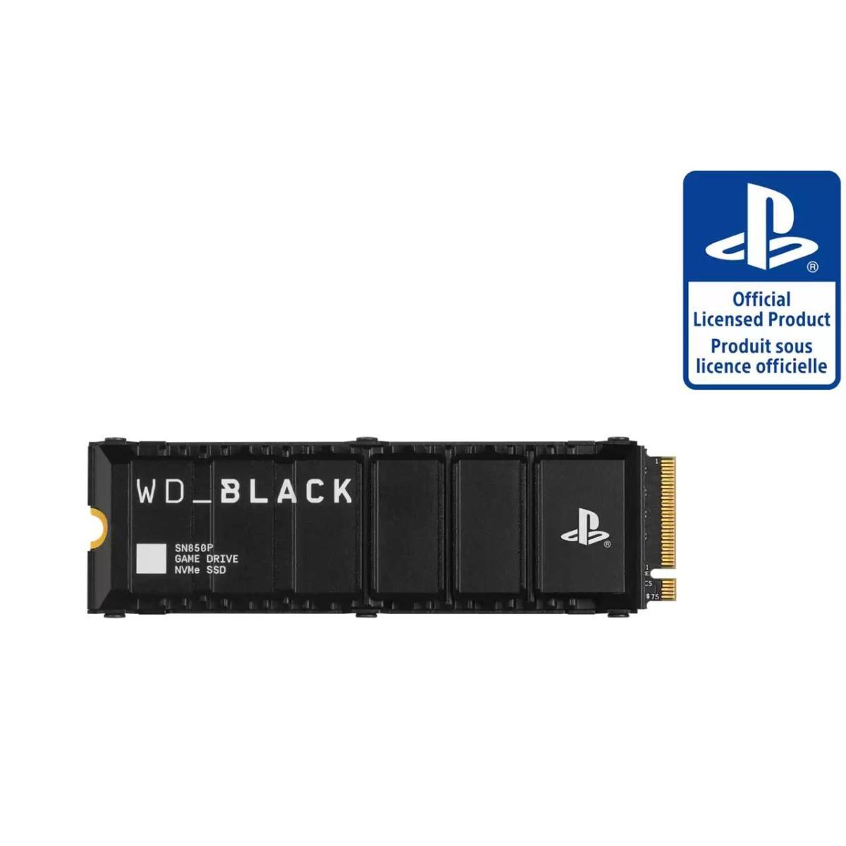 Вътрешен диск Western Digital M.2 SSD SN850P лицензиран за PS5, 2TB - PN WDBBYV0020BNC-WRSN | JAR Computers Вътрешен диск Western Digital M.2 SSD SN850P лицензиран за PS5, 2TB - PN WDBBYV0020BNC-WRSN