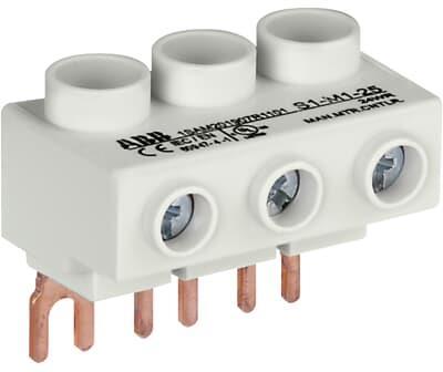 Захранваща клема S1-M1-25 25мм2 за 1бр. прекъсвач MS116 ABB | JAR Computers Захранваща клема S1-M1-25 25мм2 за 1бр. прекъсвач MS116 ABB