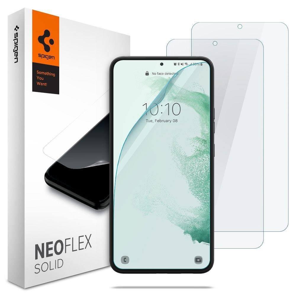 2 броя защитни покритиия за целия дисплей на Samsung Galaxy S22 Plus - Spigen Neo Flex Solid Screen Protector 2 Pack (прозрачен) | JAR Computers 2 броя защитни покритиия за целия дисплей на Samsung Galaxy S22 Plus - Spigen Neo Flex Solid Screen Protector 2 Pack (прозрачен)