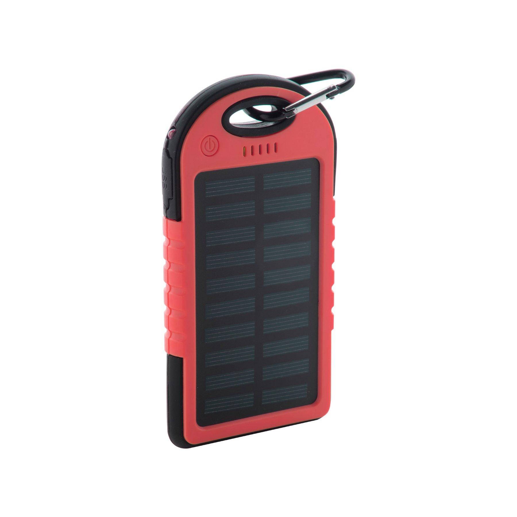 Cool Мобилна батерия Durabank Solar, 4000 mAh, червено-черна | JAR Computers Cool Мобилна батерия Durabank Solar, 4000 mAh, червено-черна